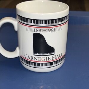 Carnegie Hall 100th Anniversary Mug 1891–1991 Hamilton Gifts Coffee Cup